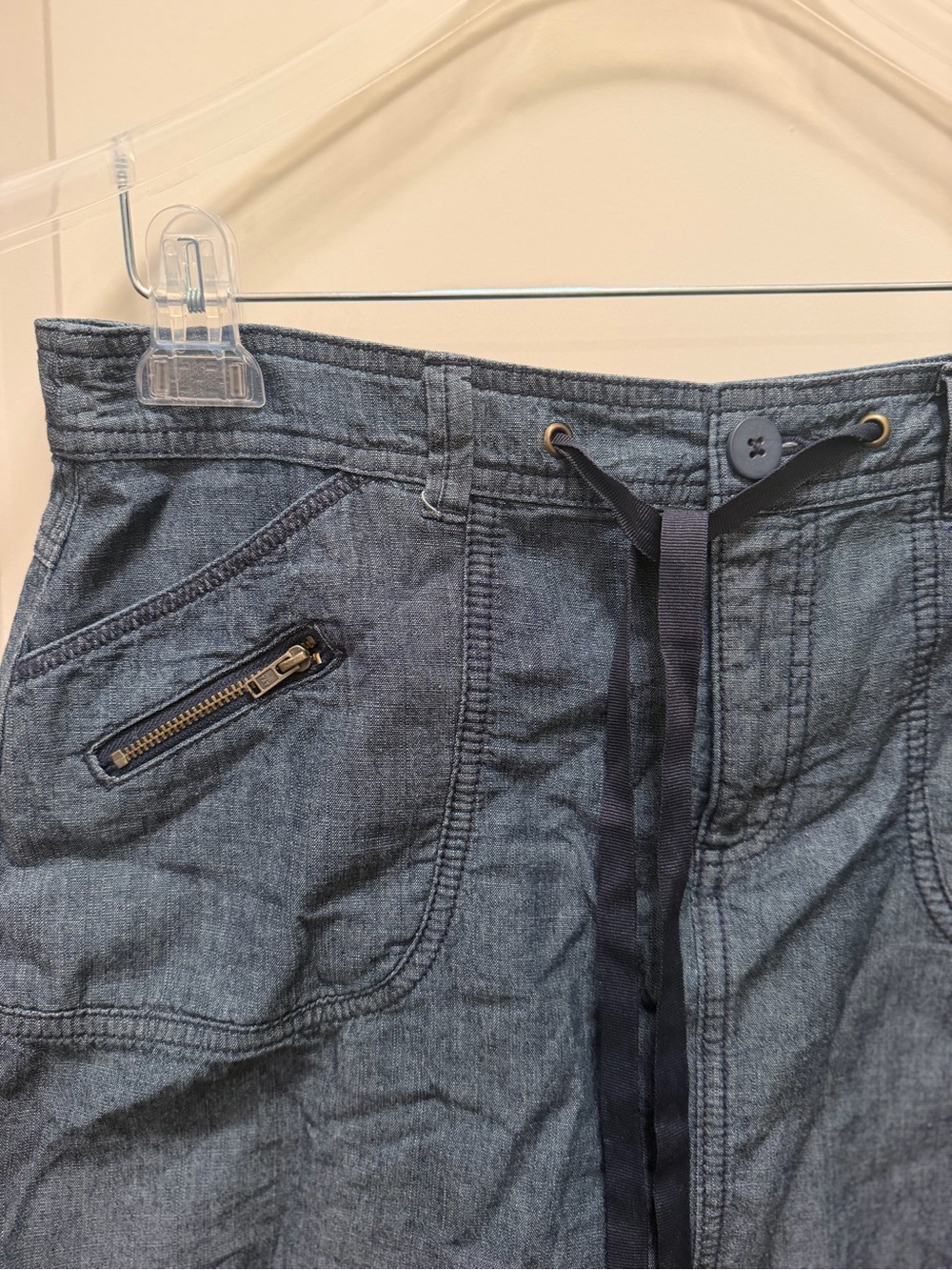 White Stag Dark Blue Denim Skirt - Picture 4 of 7